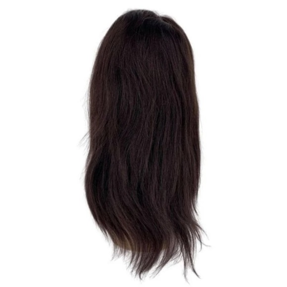 NEW #1B Yaki Straight Lace Front Wig 12”